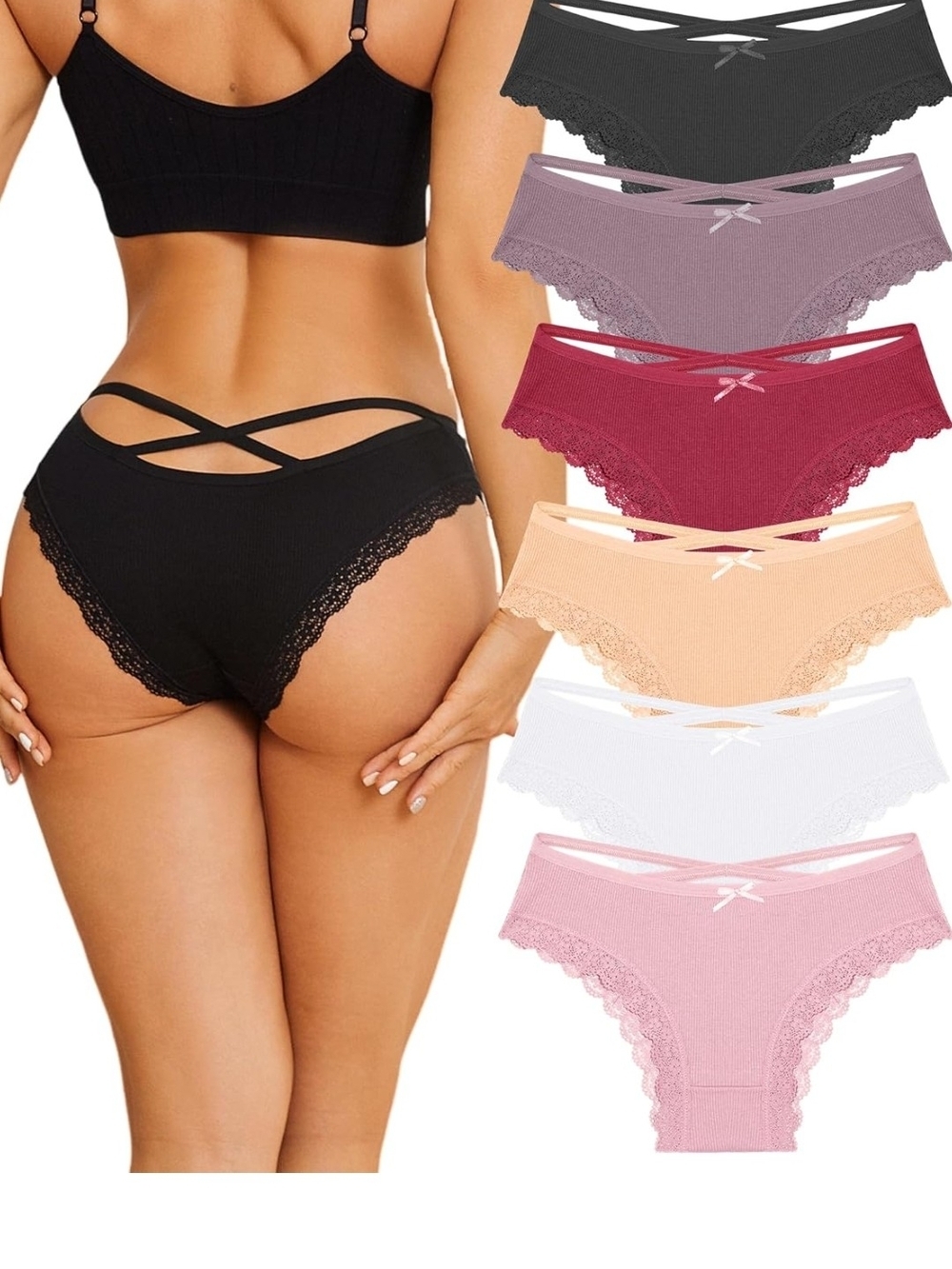 6 Pack Women Underwear